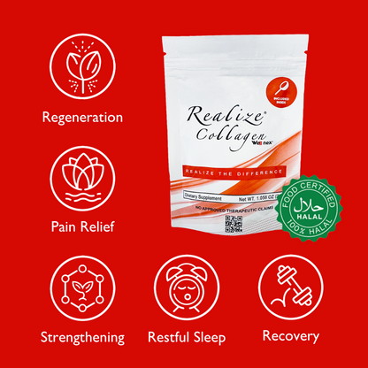 Realize Collagen® Clinical Grade Collagen Peptides - 30g